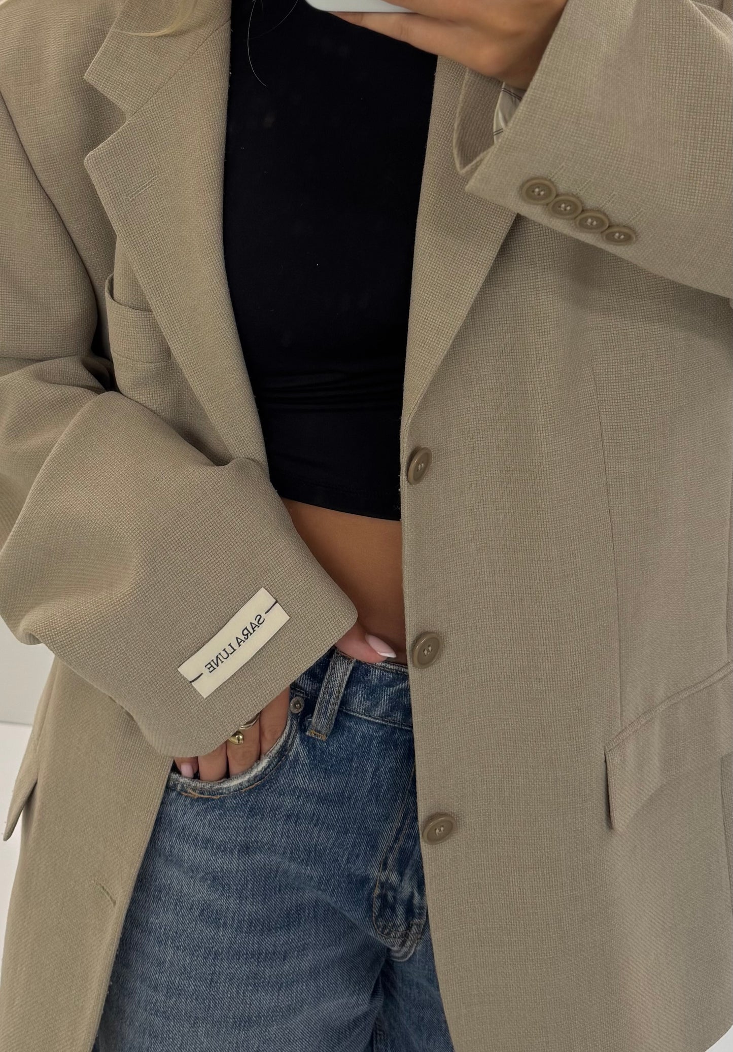 Vintage Blazer Beige No.146