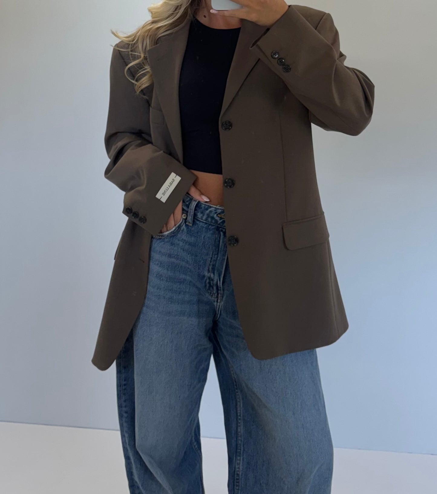 Vintage Blazer Bruin/Groen No.124