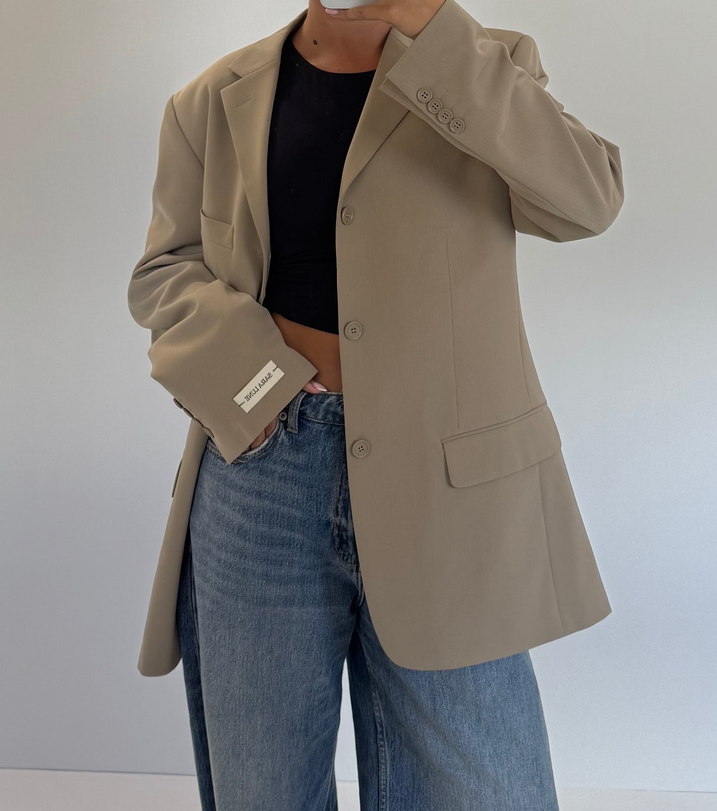 Vintage Blazer Beige No.162
