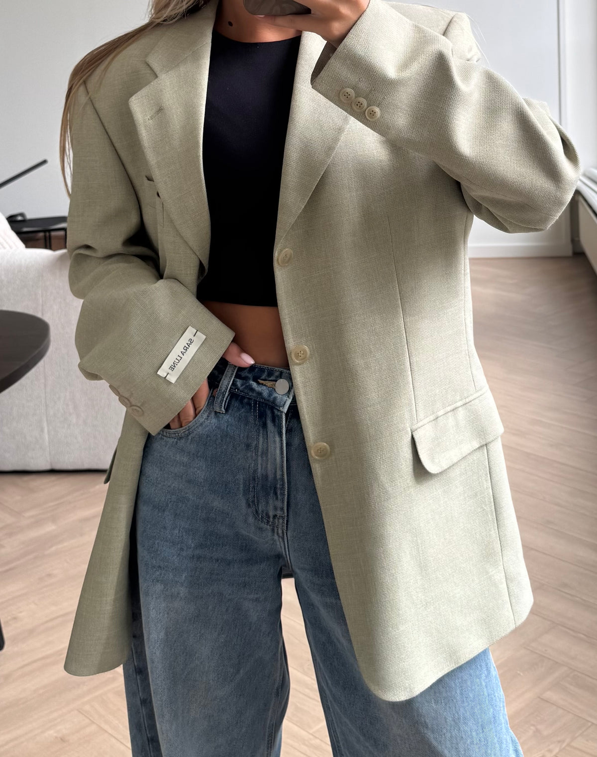 Vintage Blazer Beige No.173