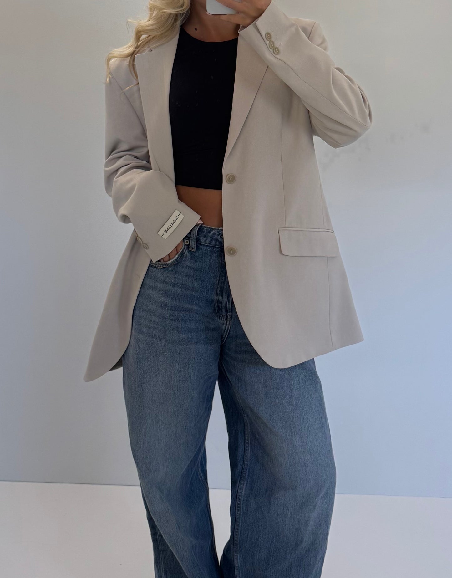 Vintage Blazer Beige No.125