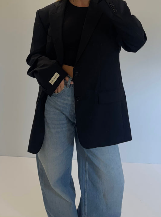 Vintage Blazer Zwart No.66