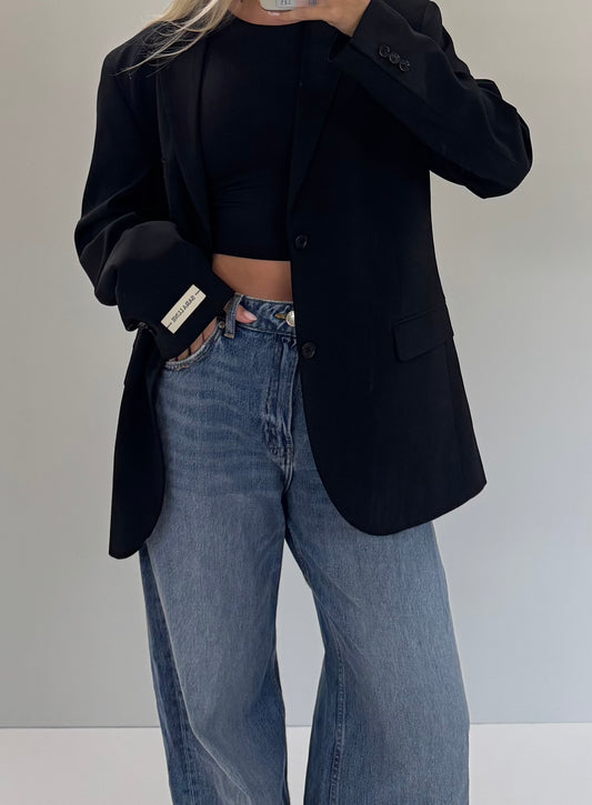 Zwart Vintage Blazer No.86