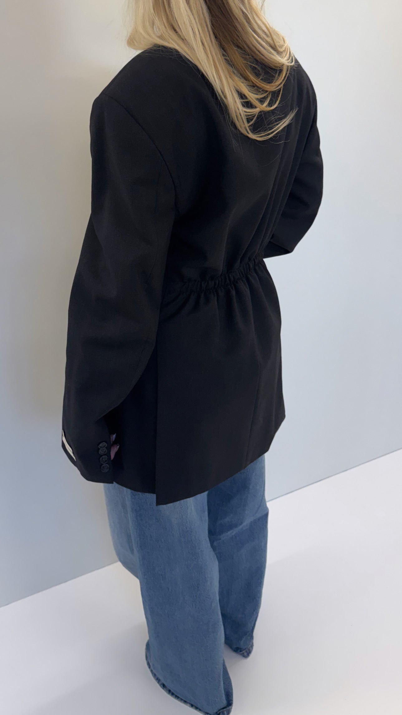 Zwarte Blazer Getailleerd