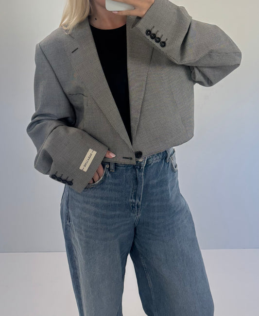 Cropped Blazer Getailleerd