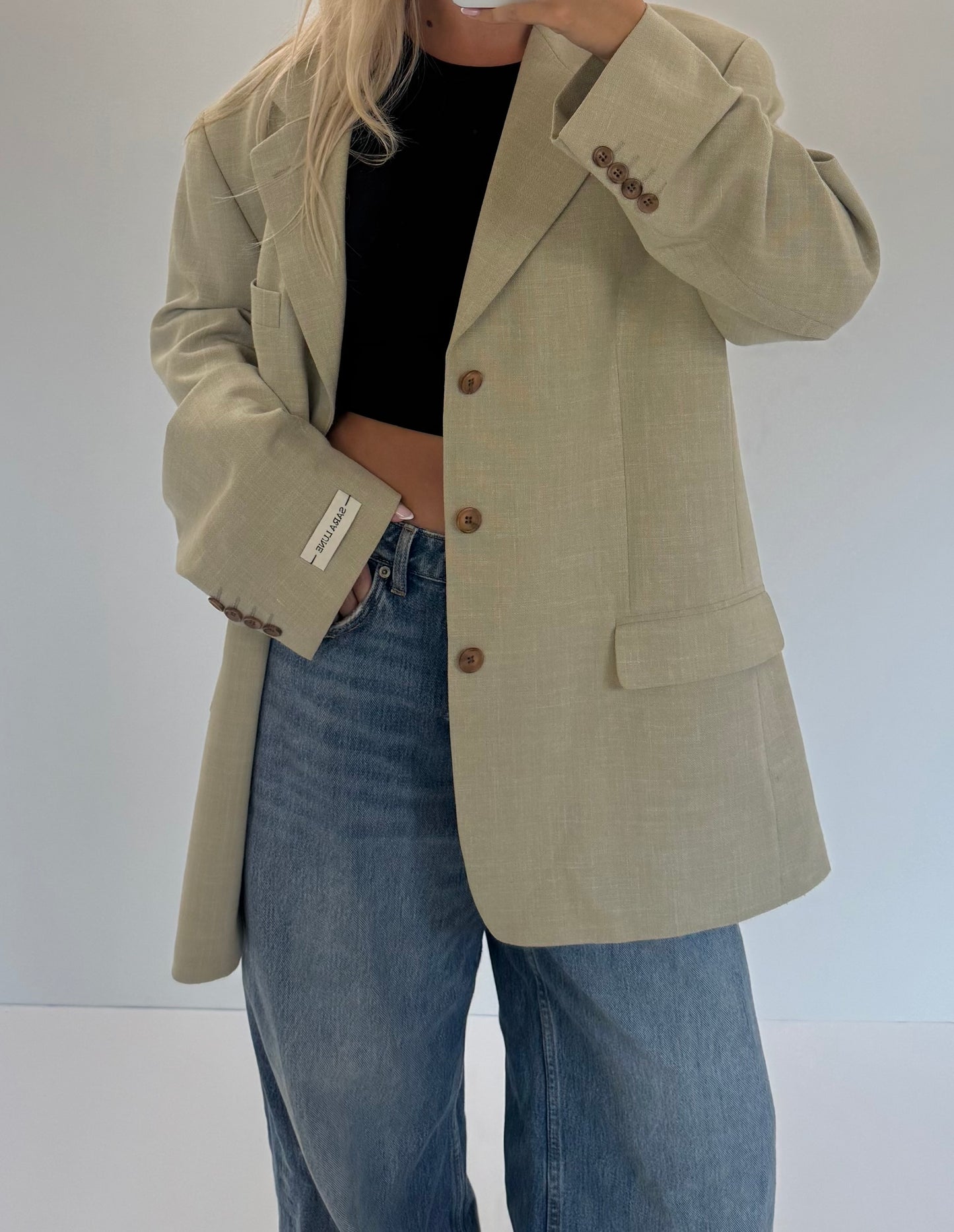 Vintage Blazer Beige No.153