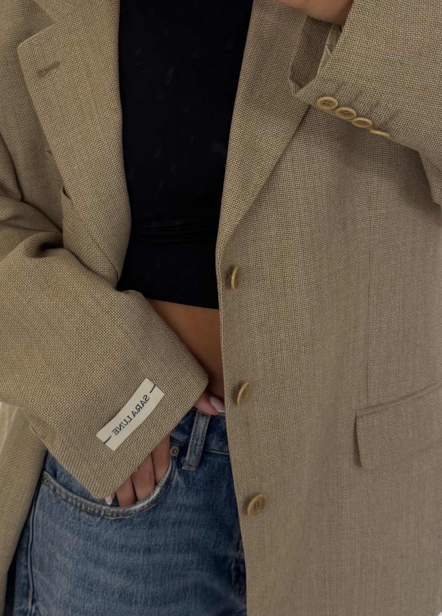 Vintage Blazer Taupe No.147