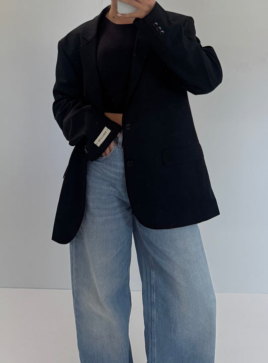 Vintage Blazer Zwart No.112