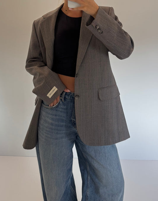 Vintage Blazer Grijs No.133