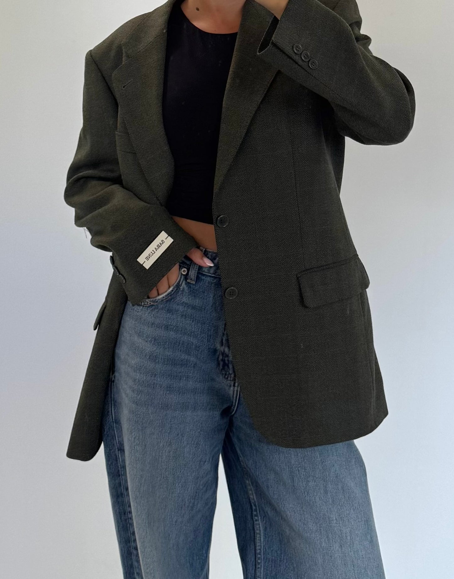 Vintage Blazer Groen No.161