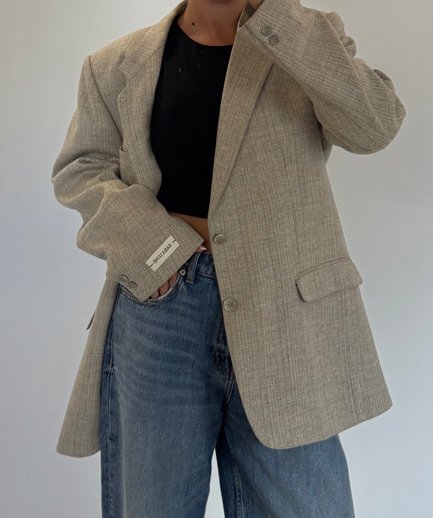 Vintage Blazer Beige No.163