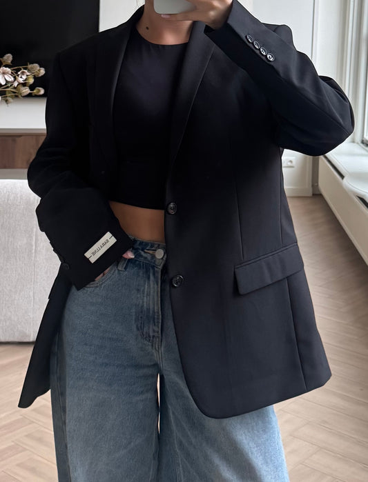 Vintage Blazer Zwart No.200