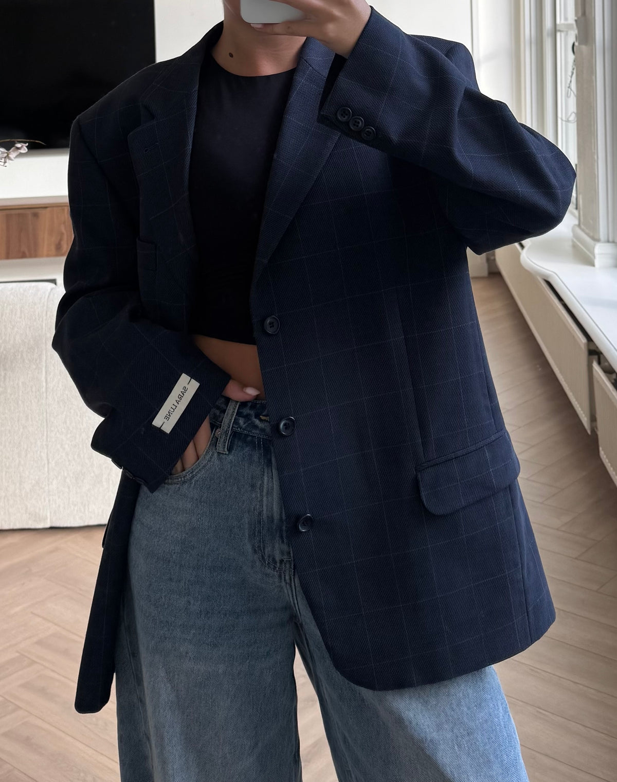 Vintage Blazer Blauw No.183