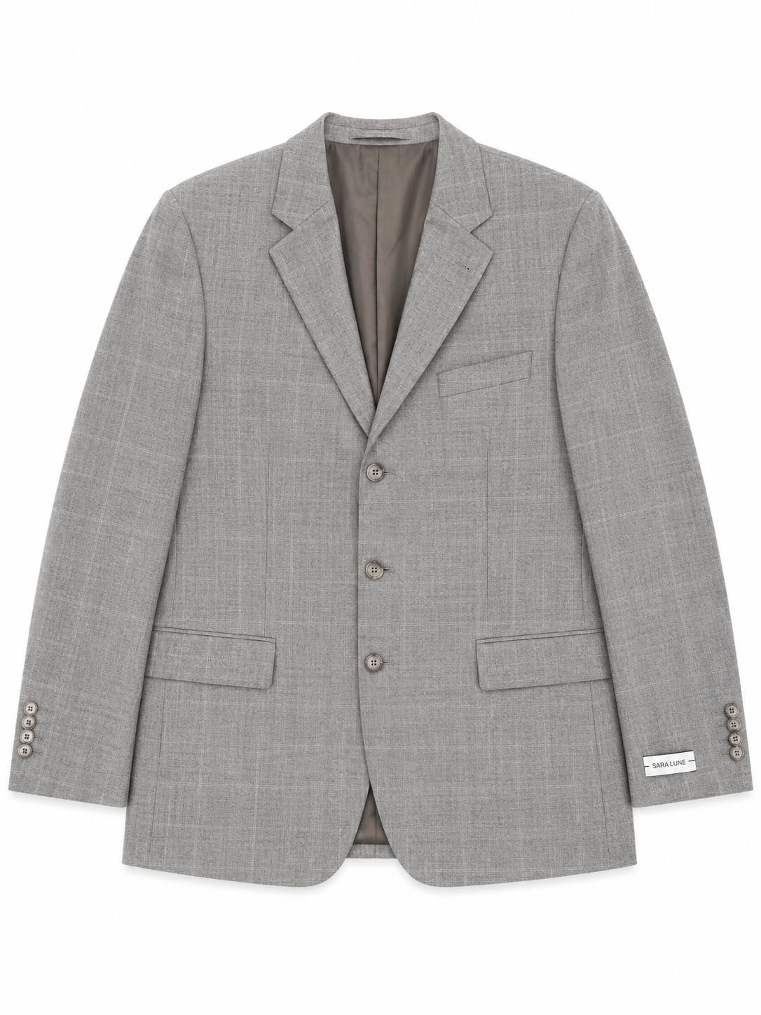 Vintage Blazer Grijs Oversized No.169