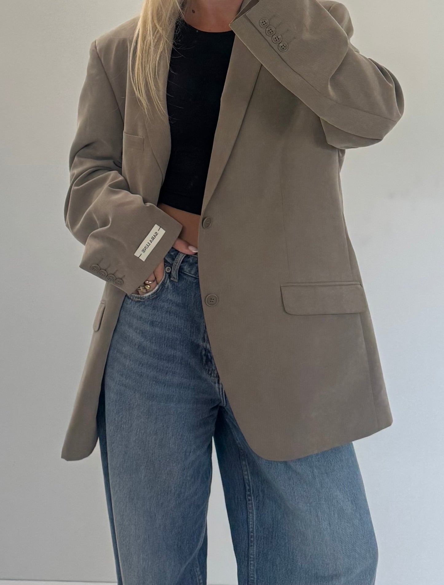 Vintage Blazer Grijs No.150
