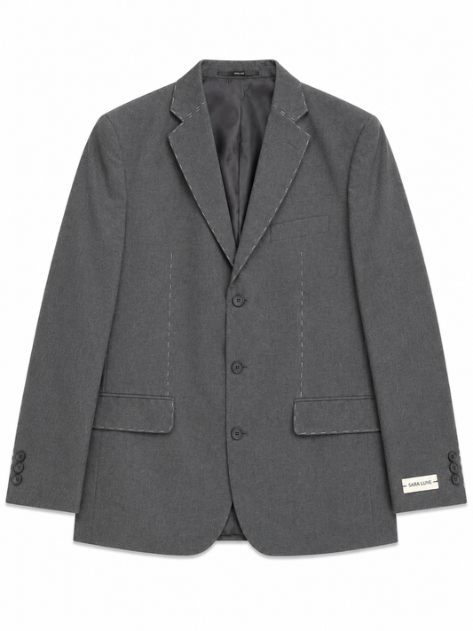Vintage Blazer Grijs Detail No.157