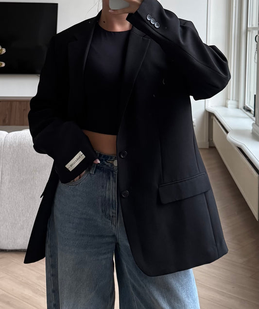 Vintage Blazer Zwart No.199