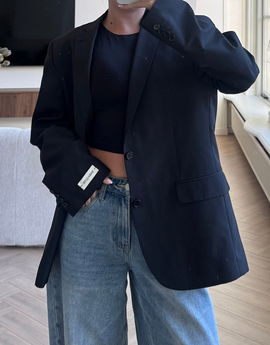 Vintage Blazer Zwart No.194