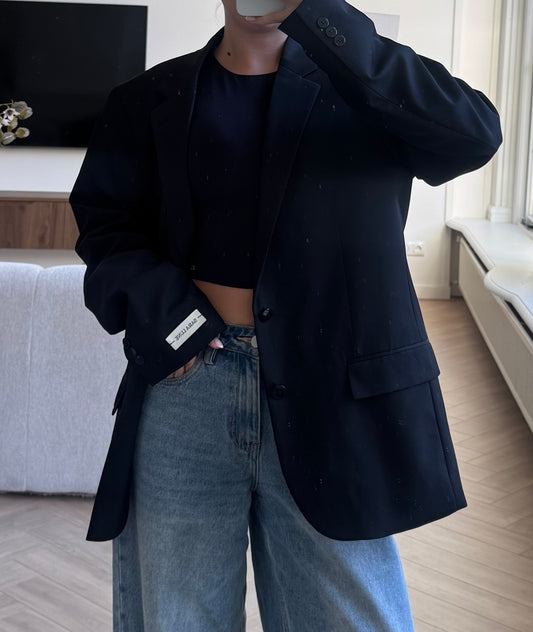 Vintage Blazer Zwart No.191