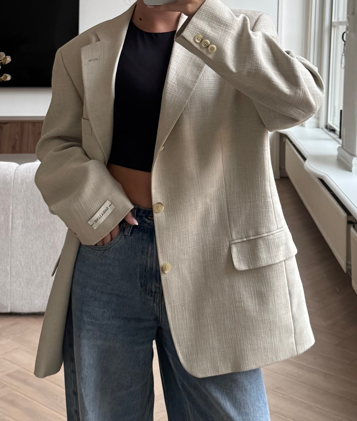 Vintage Blazer Beige No.197