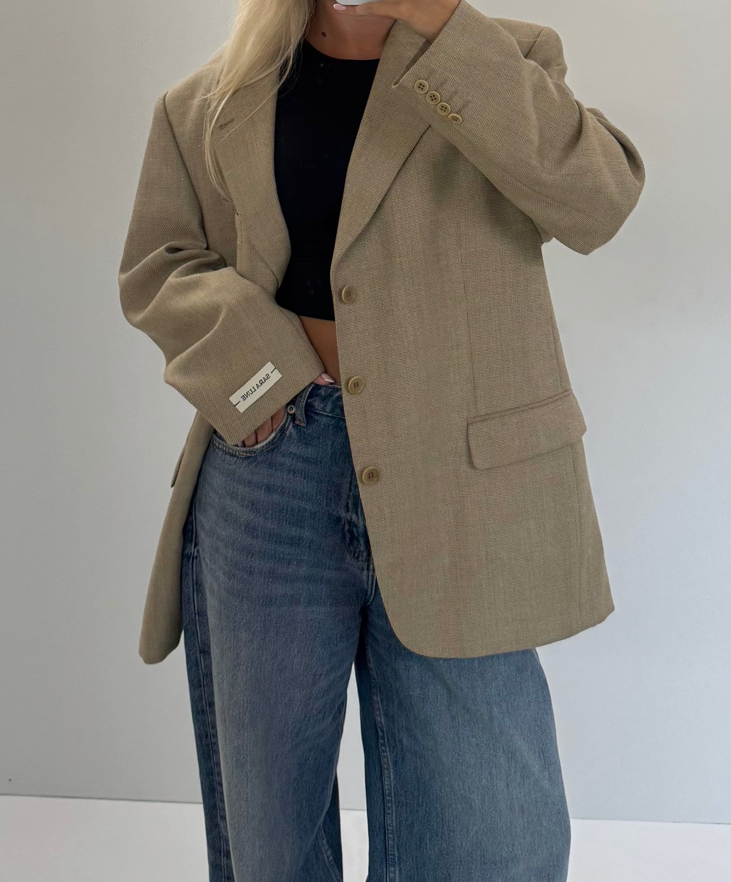 Vintage Blazer Taupe No.147