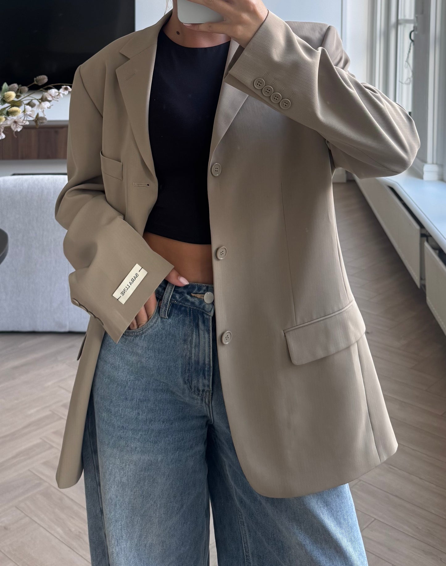 Vintage Blazer Beige No.162