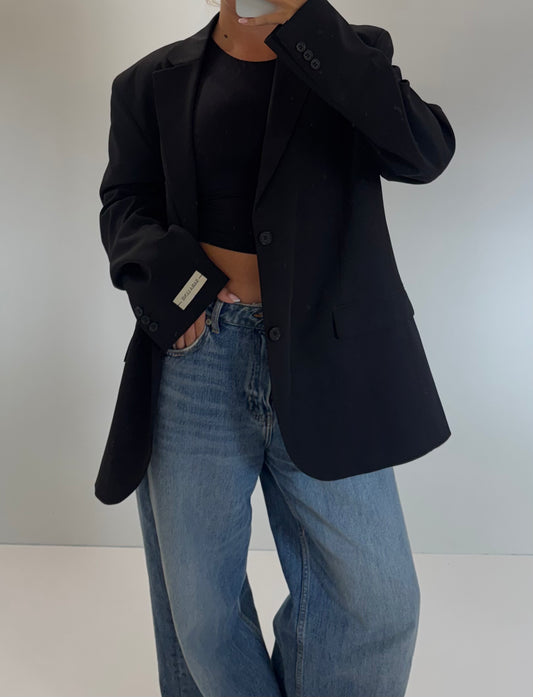 Vintage Blazer Zwart No.132