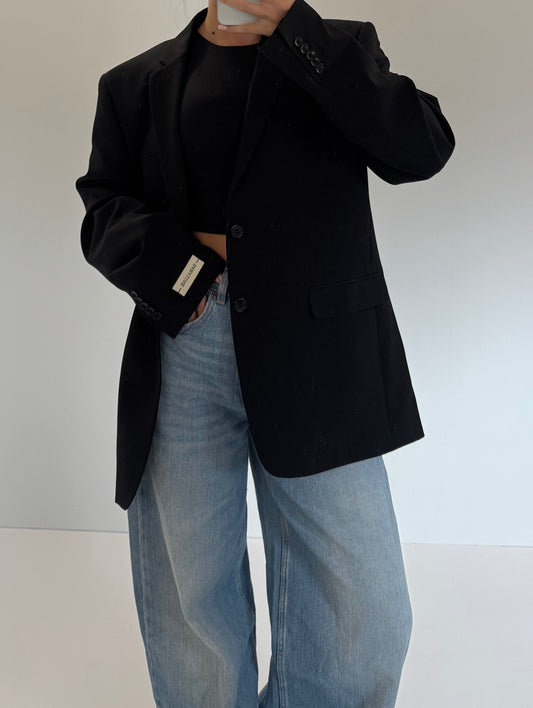 Vintage Blazer Zwart No.114