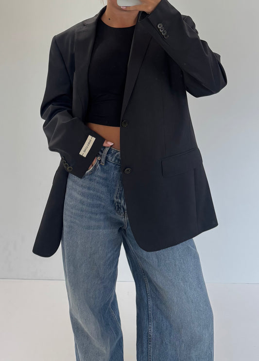 Vintage Blazer Donkergrijs No.108