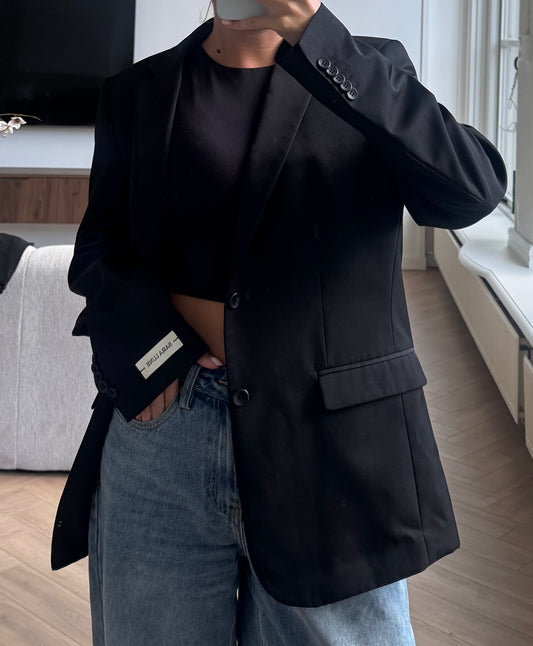 Vintage Blazer Zwart No.122