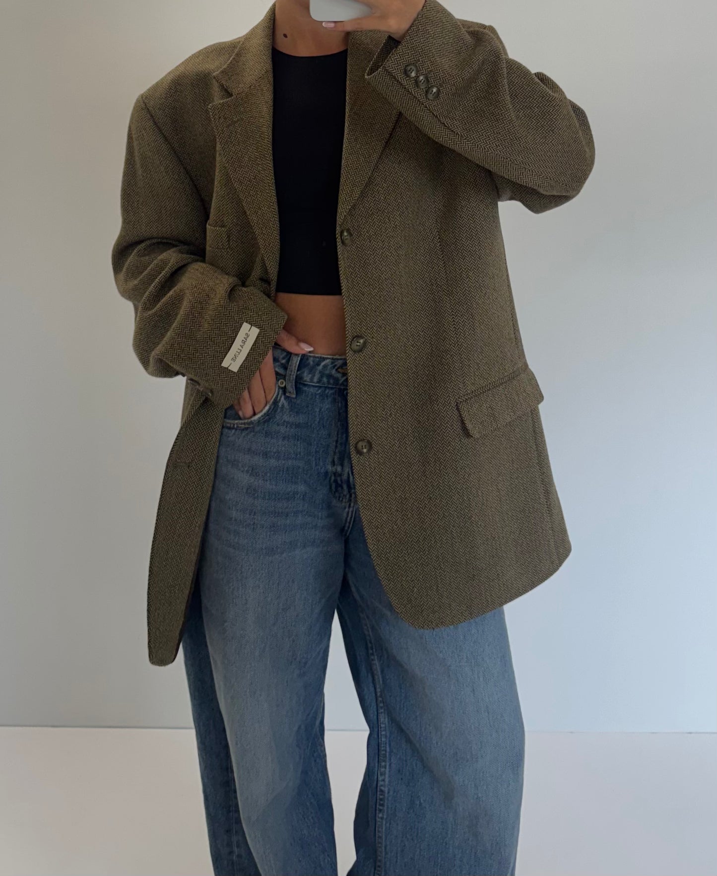 Vintage Blazer Groen/Bruin No.127