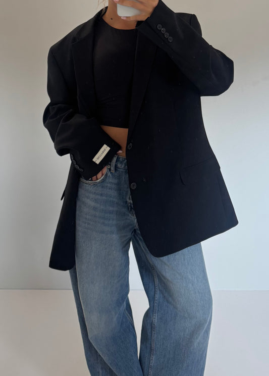 Vintage Blazer Zwart No.134