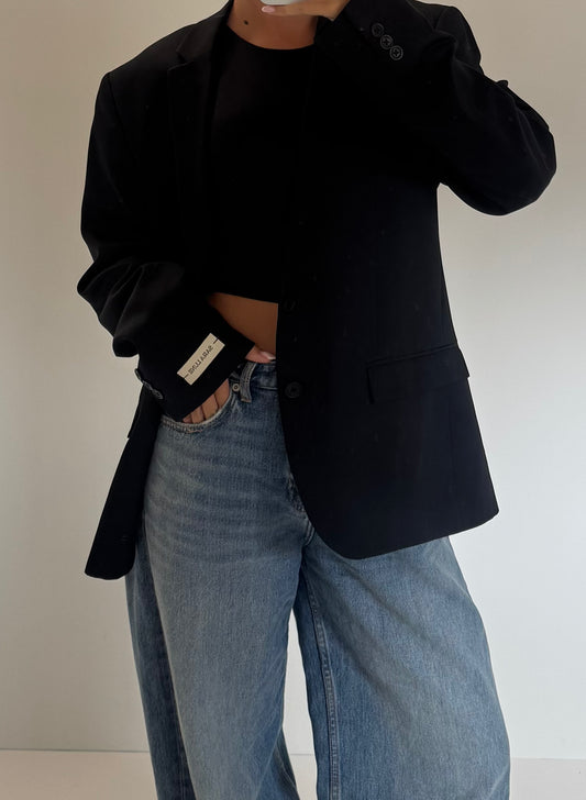 Vintage Blazer Zwart No.104