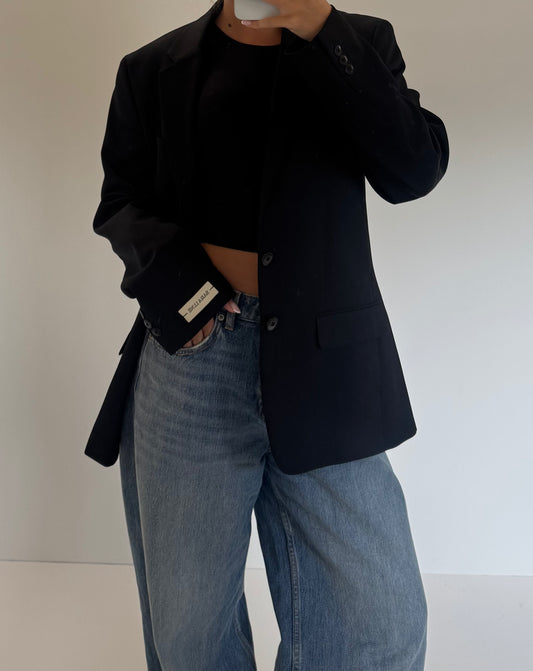 Vintage Blazer Zwart No.94