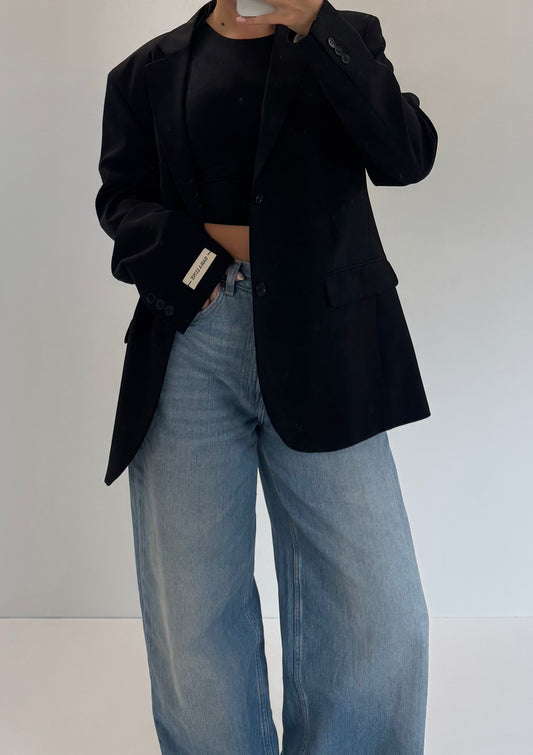 Vintage Blazer Zwart No.115