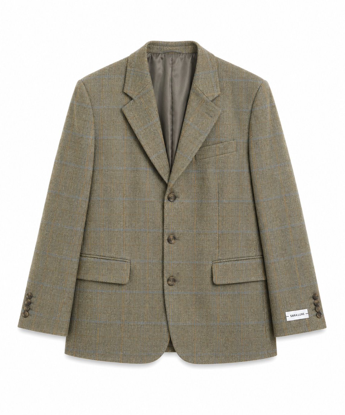 Vintage Blazer Groen/Bruin No.148