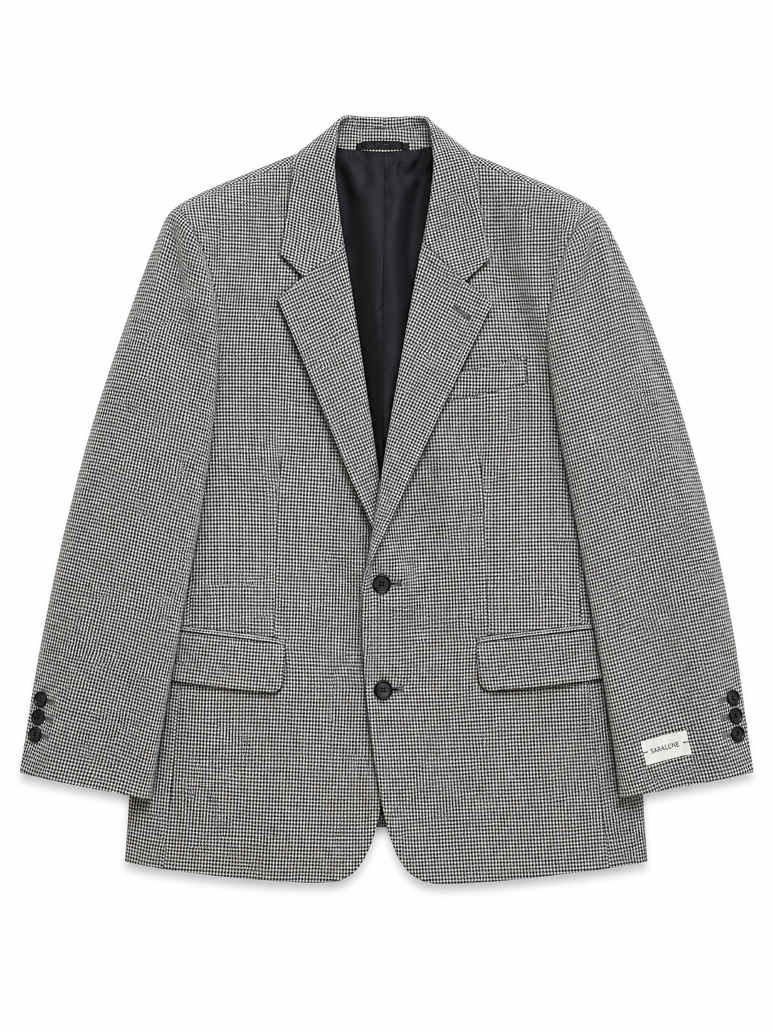 Vintage Blazer Zwart/Wit No.144