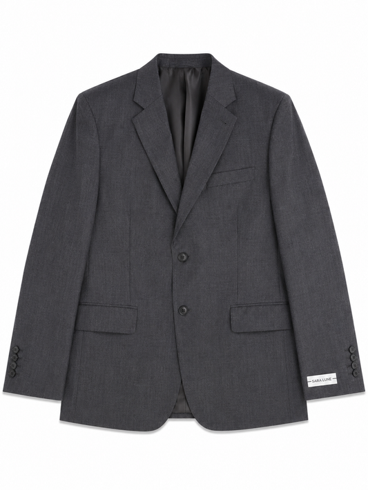 Vintage Blazer Donkergrijs No.107